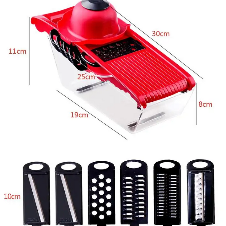 Multifunction Kitchen Slicer 6 Blades From Shopverse Store.