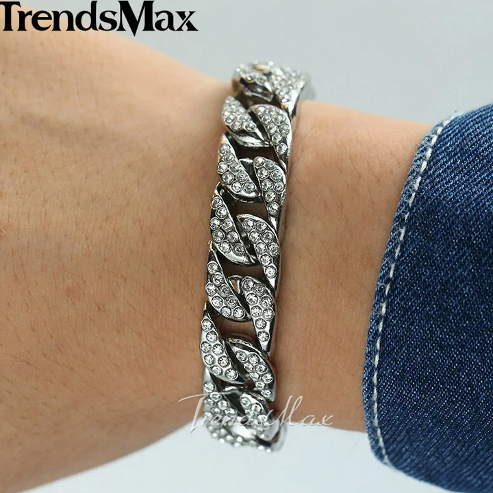 Miami Gold Curb Cuban Bracelet From Shopverse Store