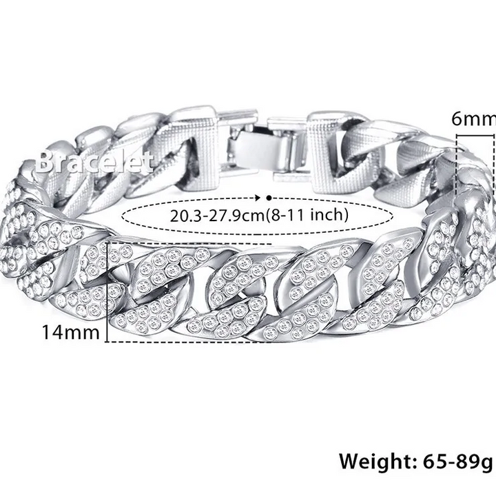 Miami Gold Curb Cuban Bracelet From Shopverse Store