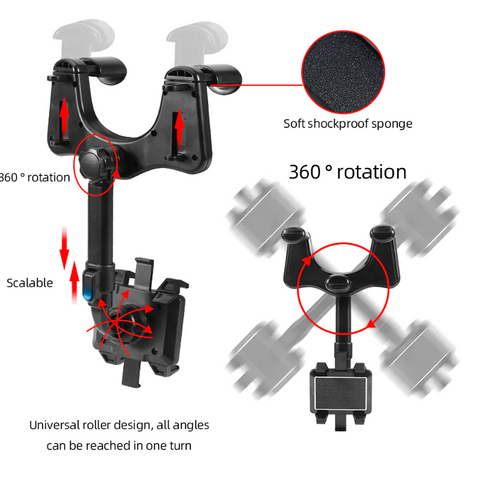 360° Rotatable Smart Phone Car Holder From Shopverse Store