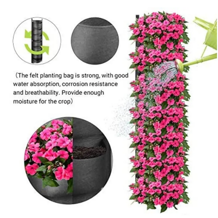 Vertical Hanging Garden Flower Pots From Shopverse Store