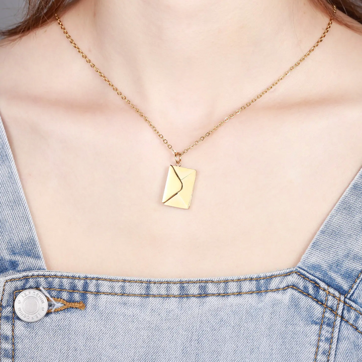 Envelope Necklace From Shopverse Store